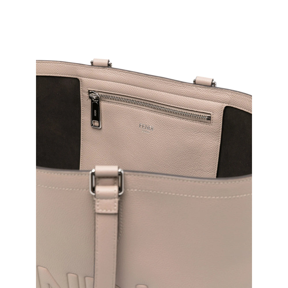 Fendi Neutrals Tote Bags Men