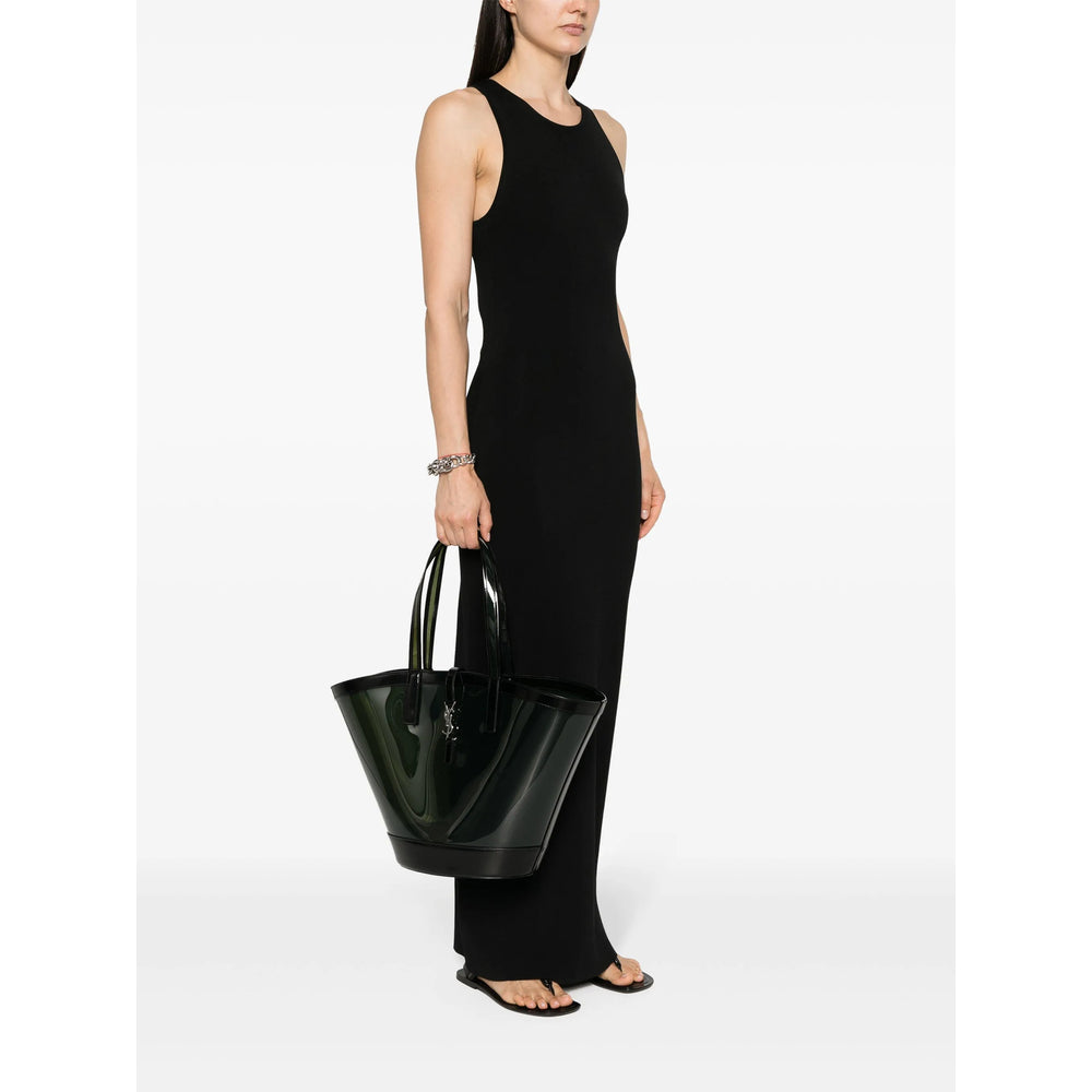 Saint Laurent Green Tote Bags Women