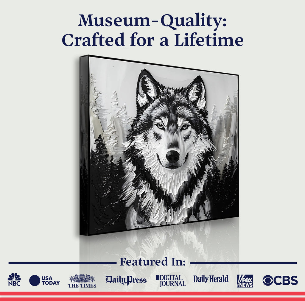 Wolf Wall Art IV