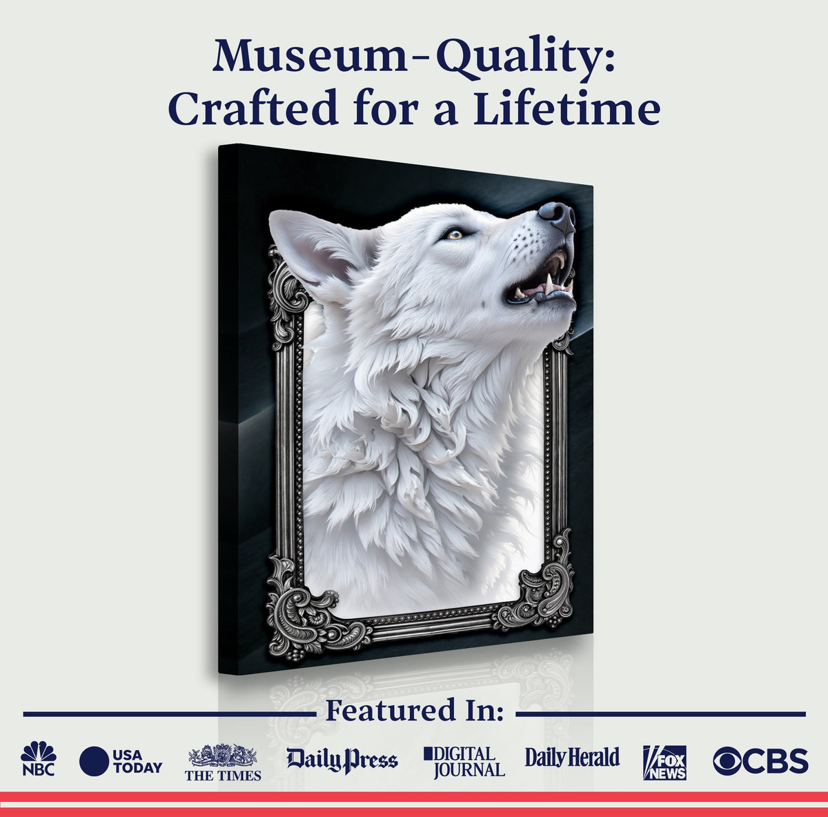 Wolf Wall Art III
