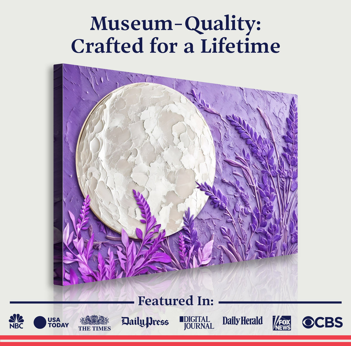 Lavander Moon Wall Art