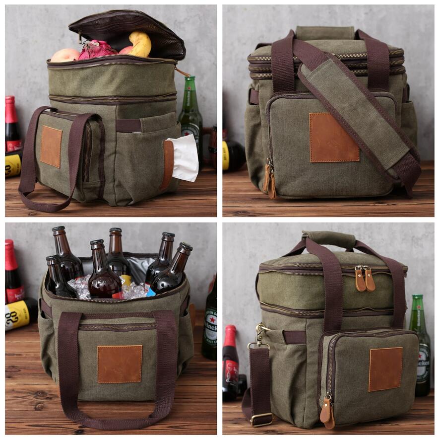 Personalized Groomsman Cooler Bag Beer Cooler Bag Insulated Lunch Cooler Bag Monogrammed Groomsmen Gift Christmas Gifts