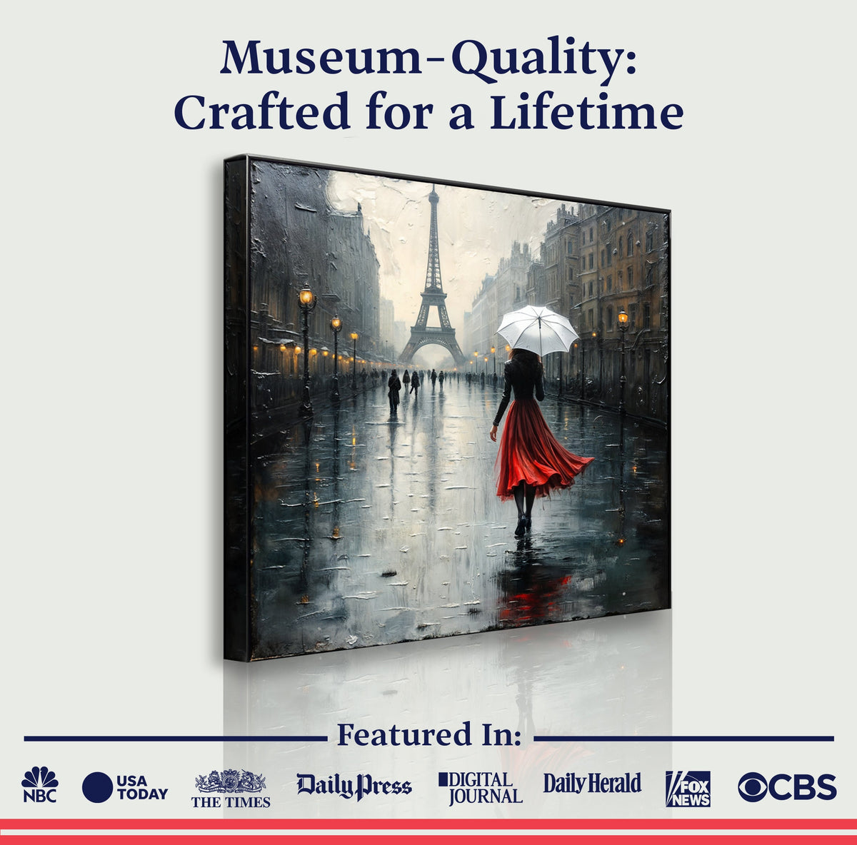 Paris Stroll Painting Wall Art