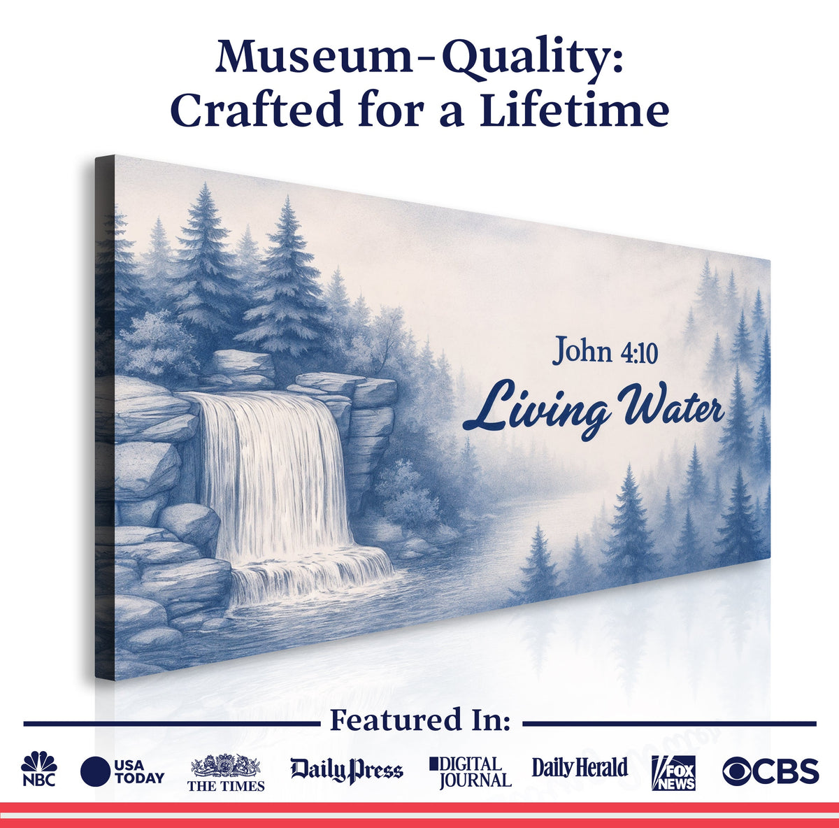Living Water - John 4:10 Faith Sign