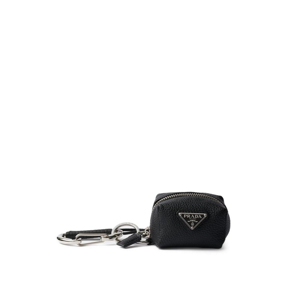 Prada Black Keyrings & Chains Men