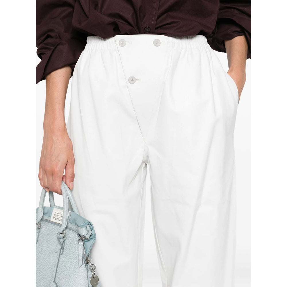 Prada White Trousers - Straight Trousers Women