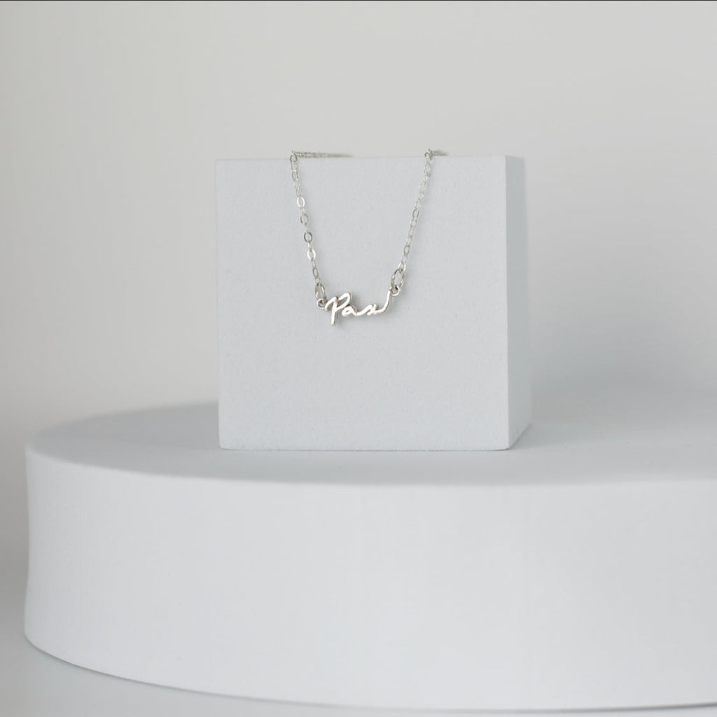 Pax Necklace in 925 Sterling Silver