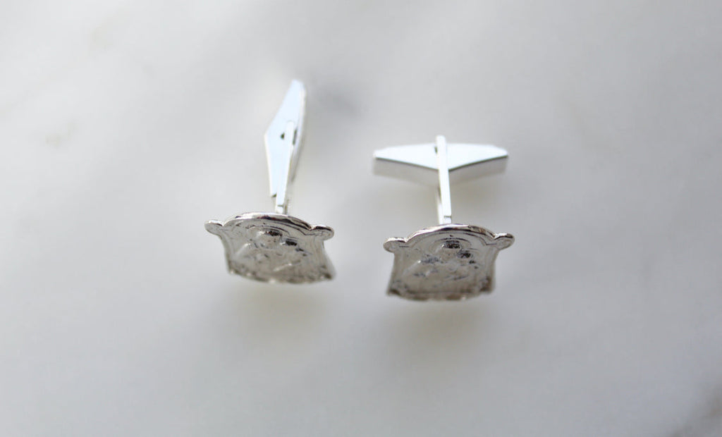 St. Joseph Cufflinks in 925 Sterling Silver *Made to Order*