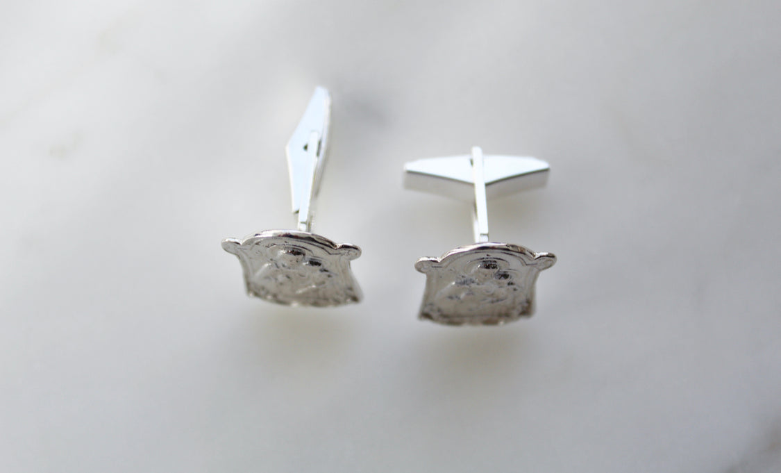 St. Joseph Cufflinks in 925 Sterling Silver *Made to Order*