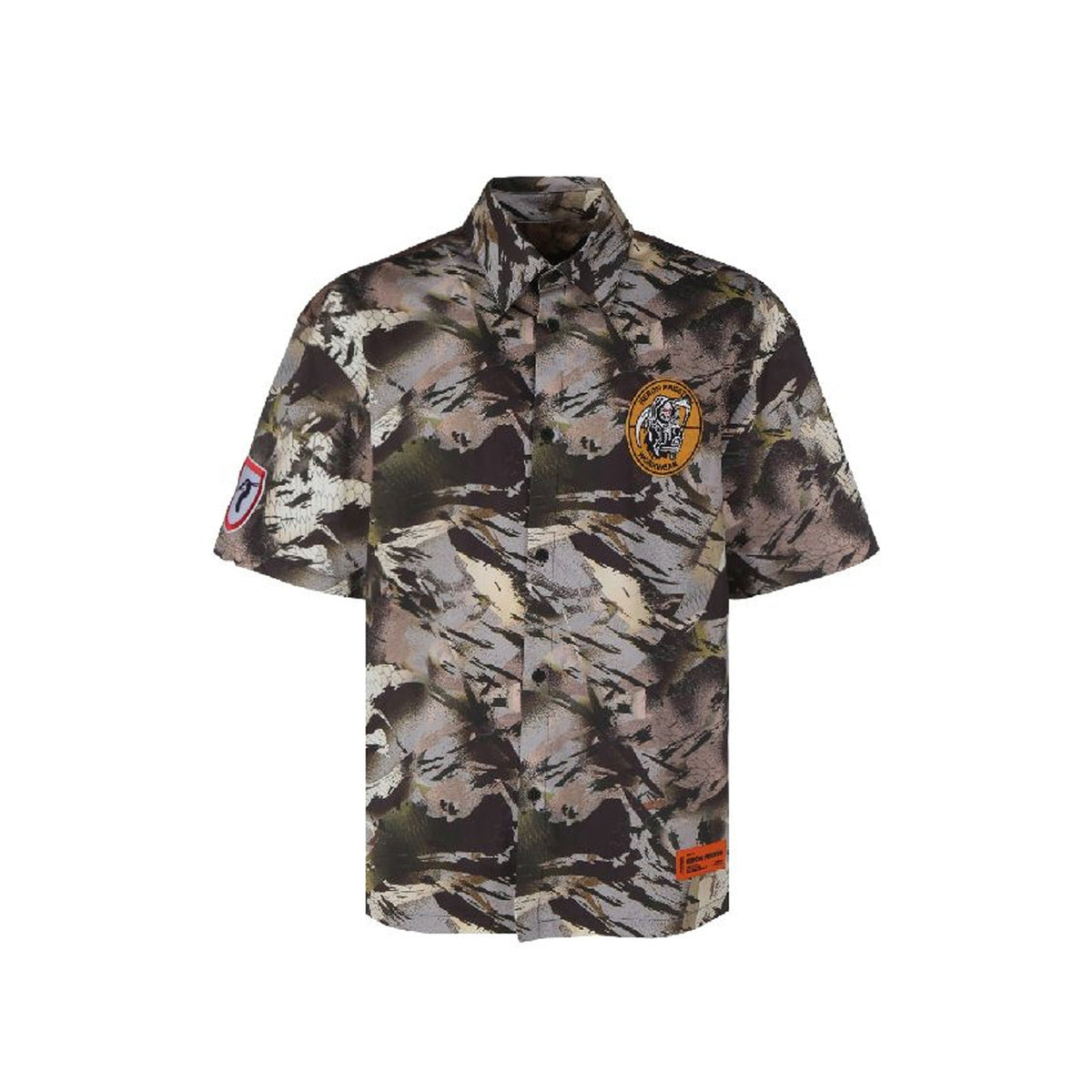 Heron Preston Camouflage Popline Shirt Men