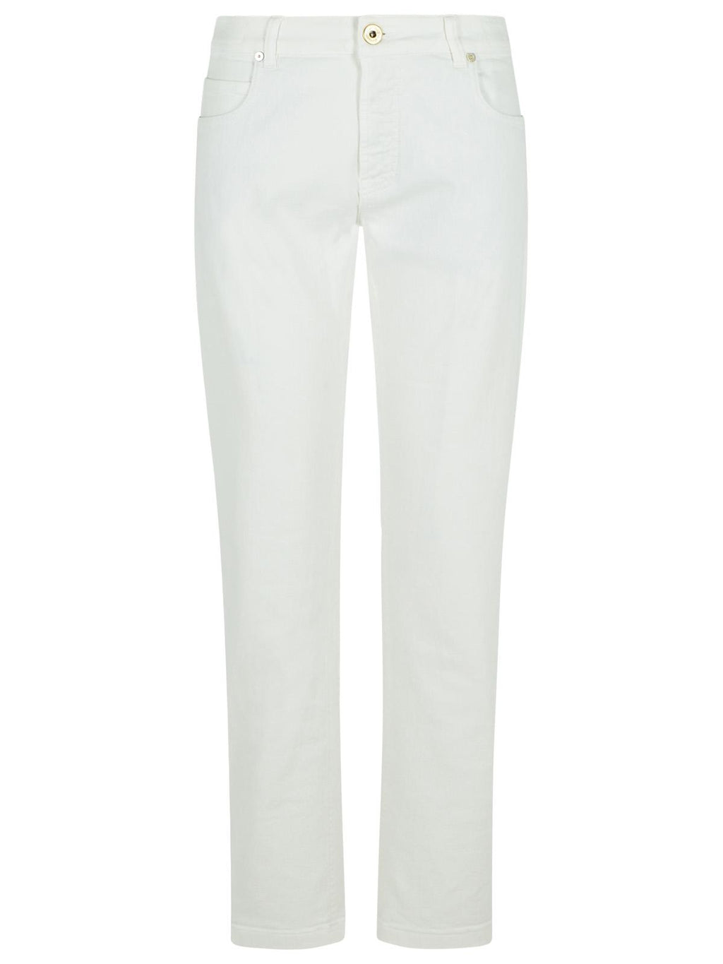 Eleventy White Cotton Pants Men