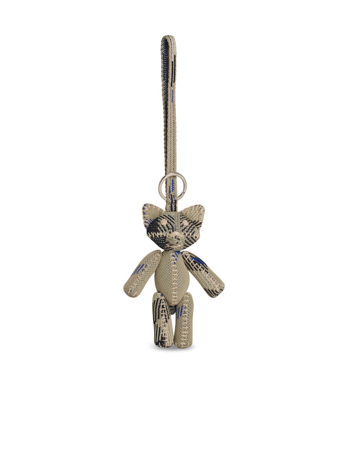 Burberry 'Foxy' Beige Polyamide Keyring Women