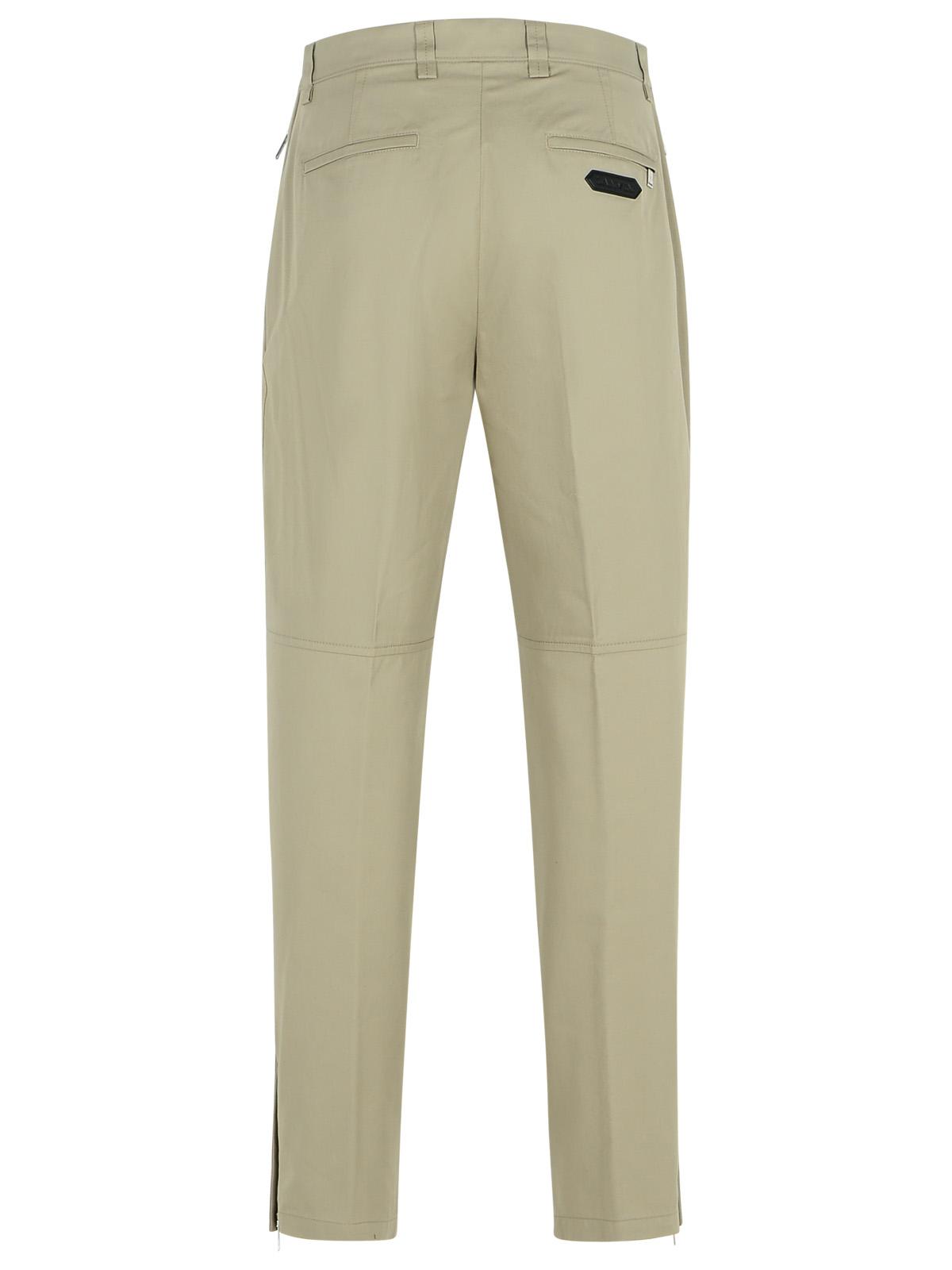 Lanvin 'Biker' Green Cotton Pants Men