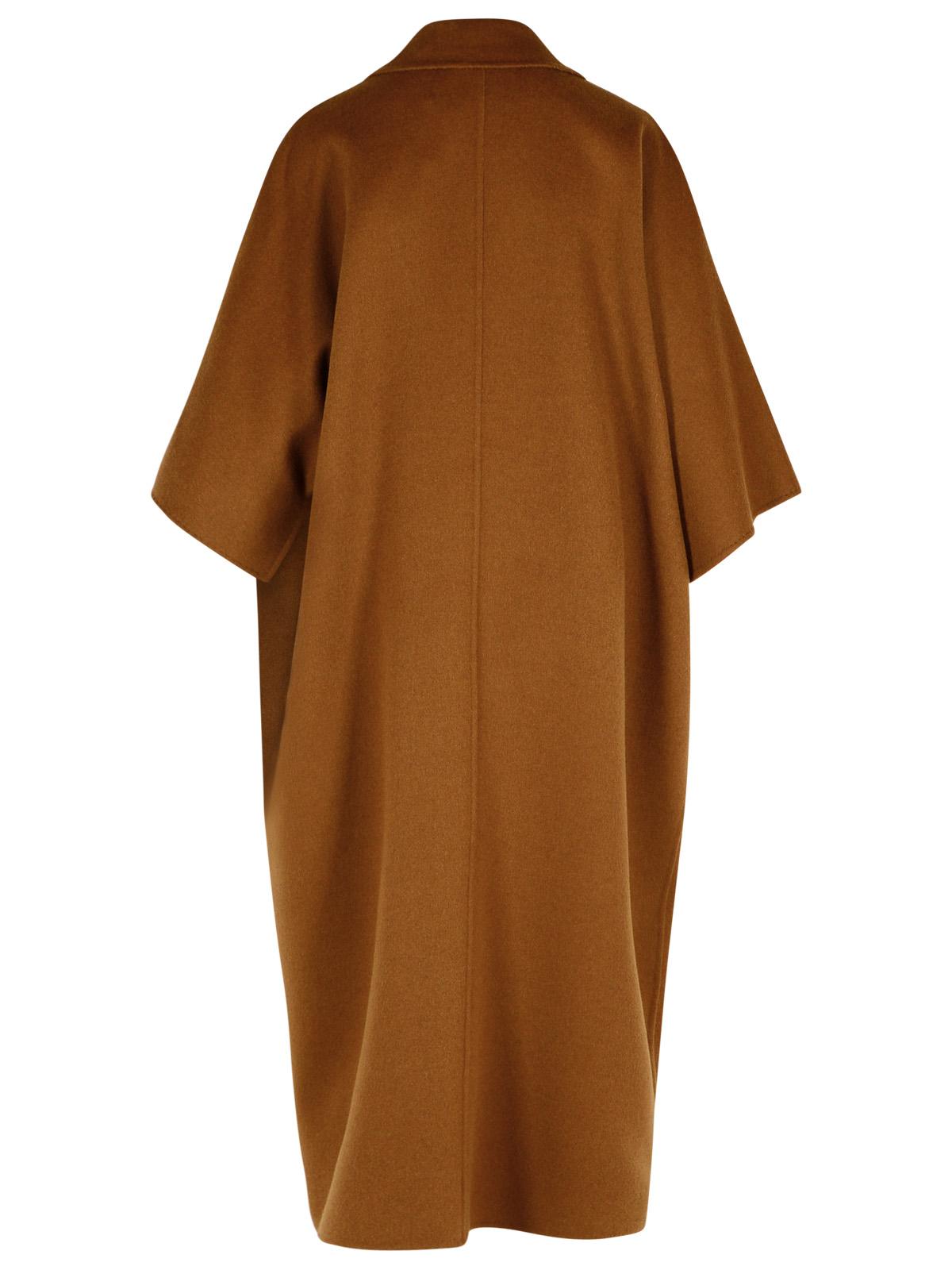 Max Mara 'Gitano' Brown Camel Wool Coat Women