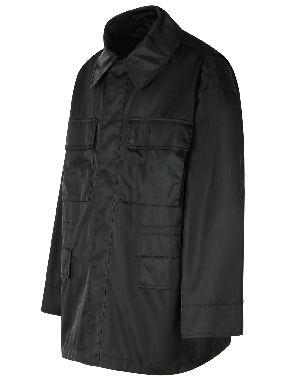 Jil Sander Black Polyamide Jacket Men