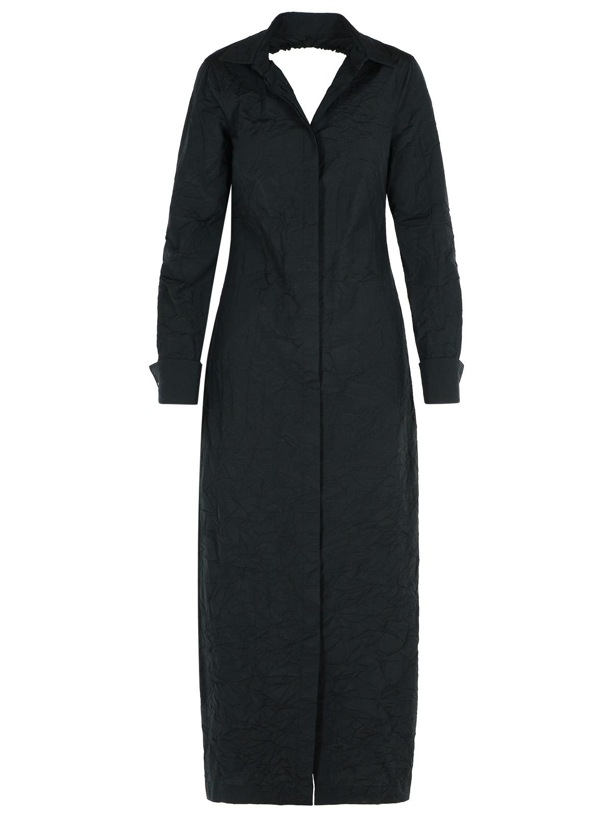 Max Mara 'Rovigo' Black Cotton Blend Dress Women