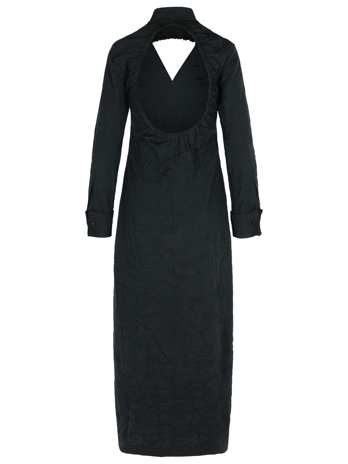 Max Mara 'Rovigo' Black Cotton Blend Dress Women