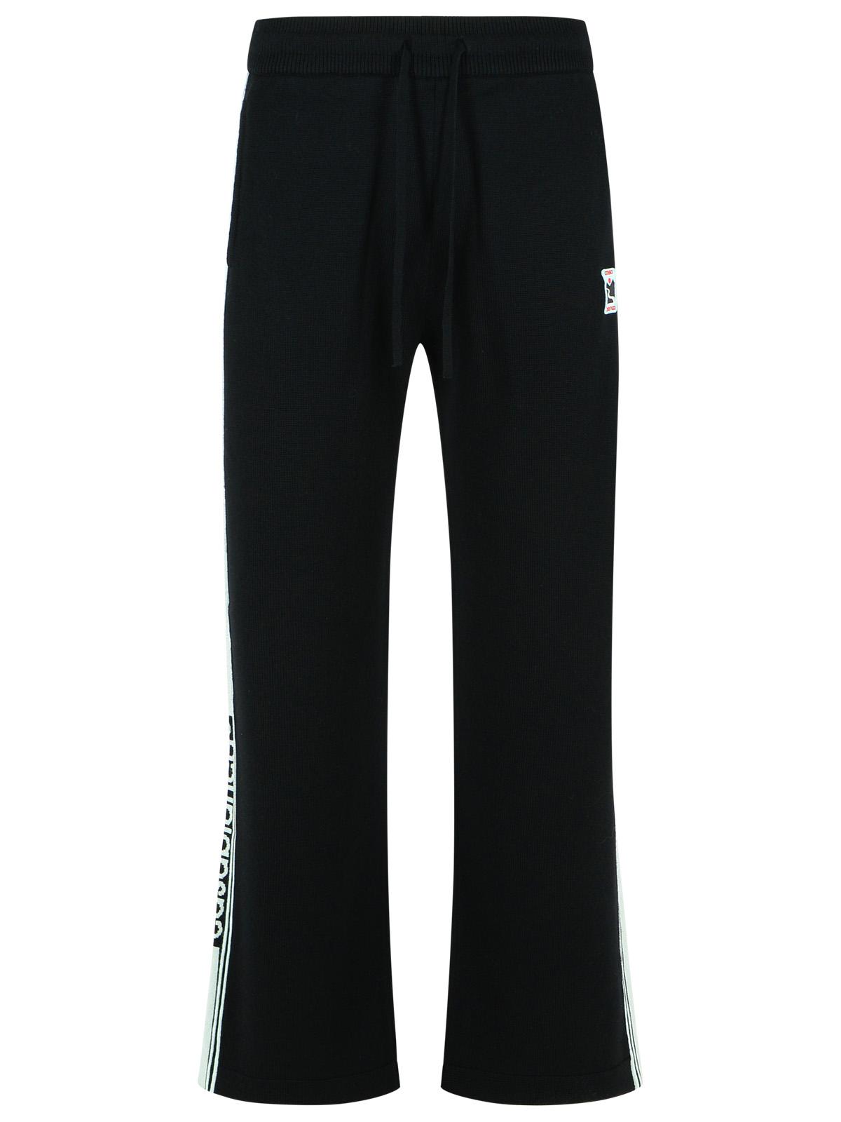 Casablanca Black Merino Wool Pants Men