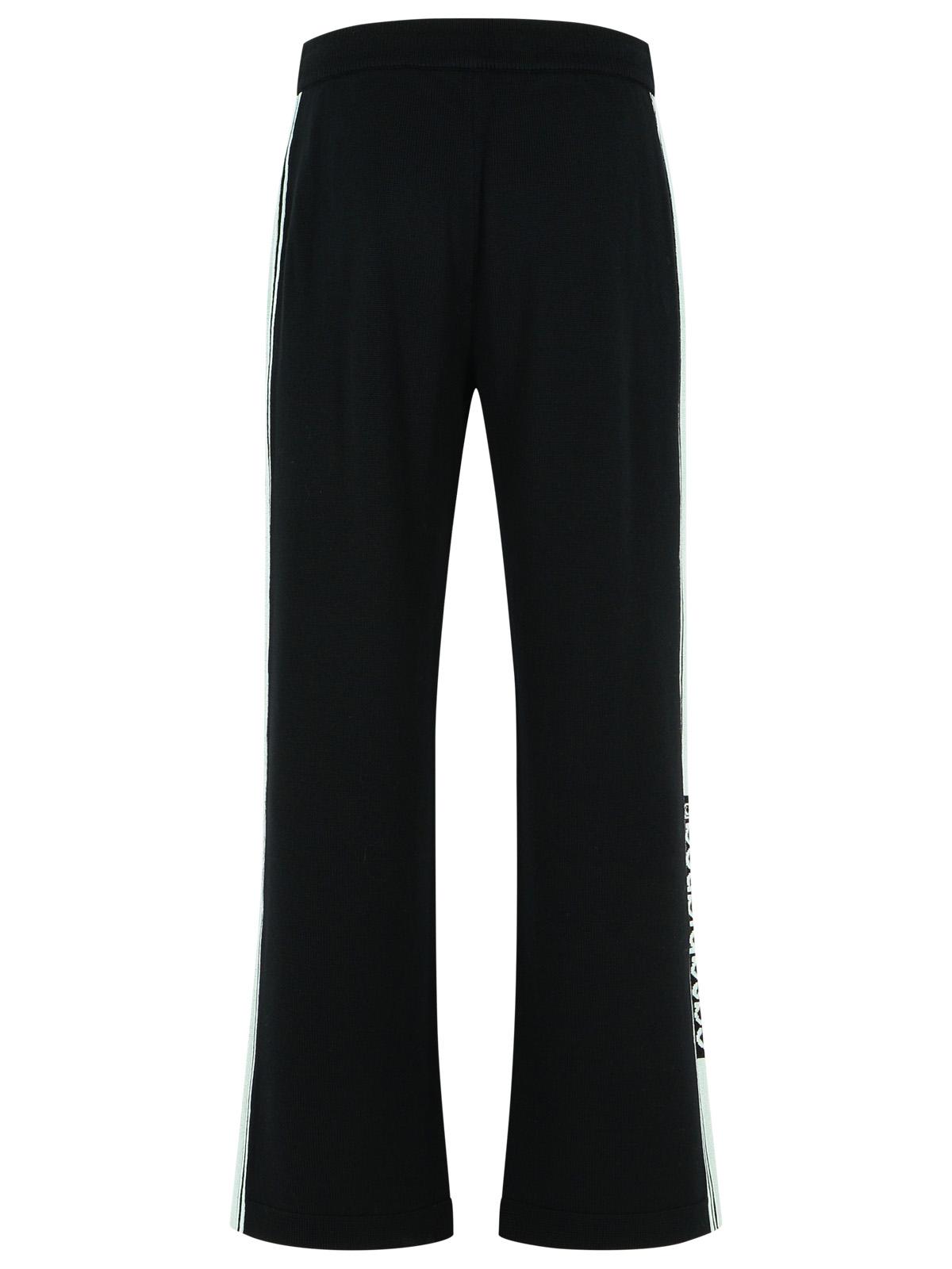 Casablanca Black Merino Wool Pants Men