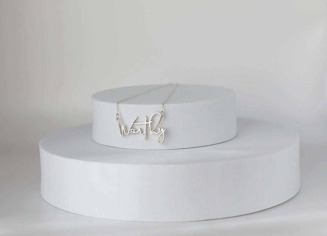Worthy in Sterling Silver