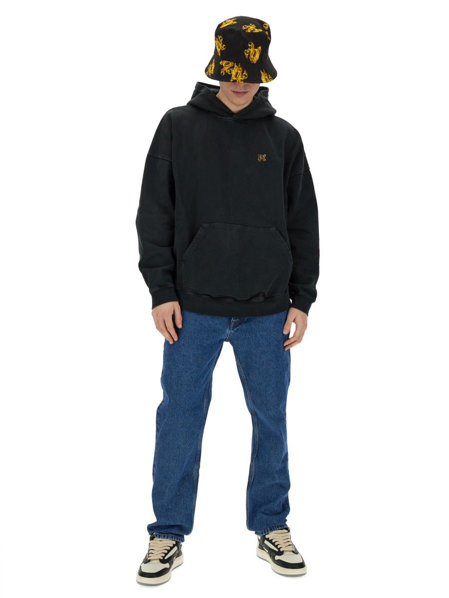 Palm Angels Men Straight Leg Jeans