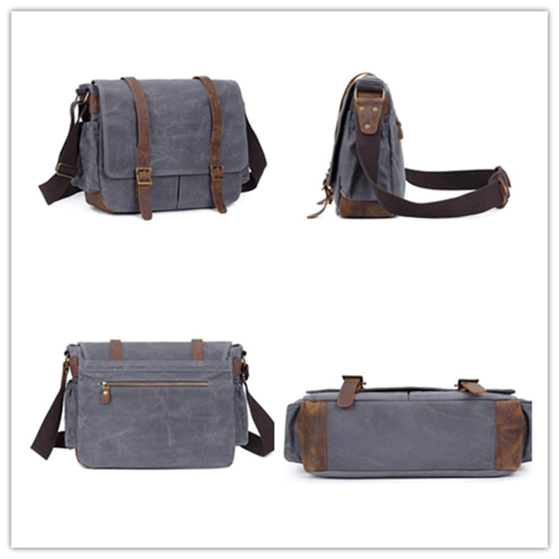 DSLR Camera Messenger Bag Waterproof Canvas Shoulder Bag Camera Bag QSM270