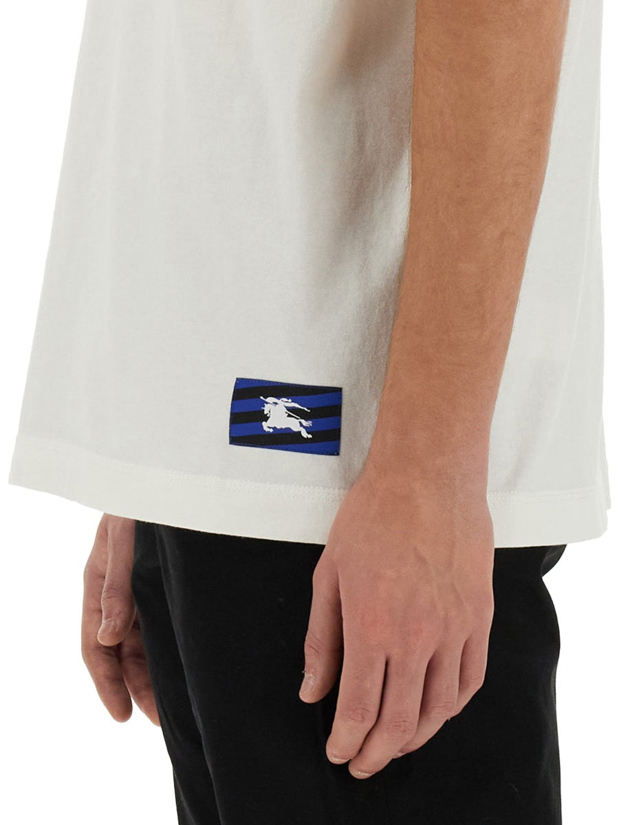Burberry Men T-Shir With Ekd Patch