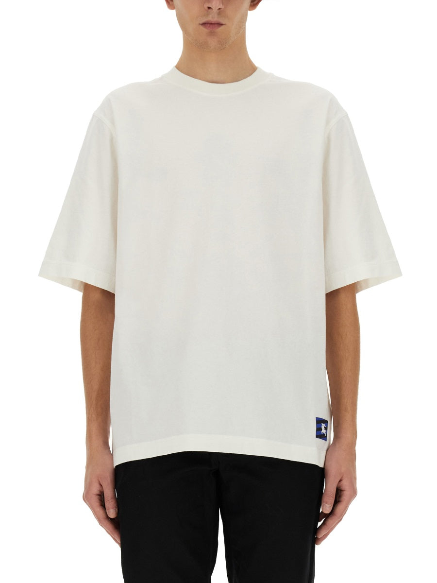 Burberry Men T-Shir With Ekd Patch