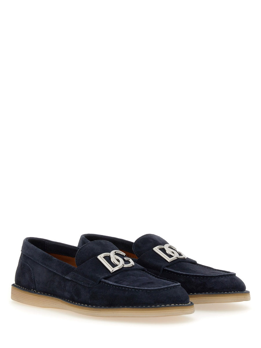 Dolce & Gabbana Men Suede Loafer