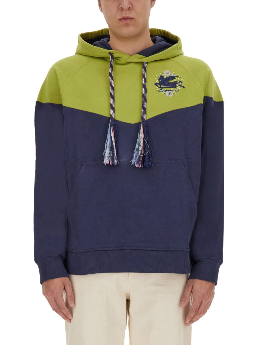 Etro Men Hooded Sweatshirt With Logo
