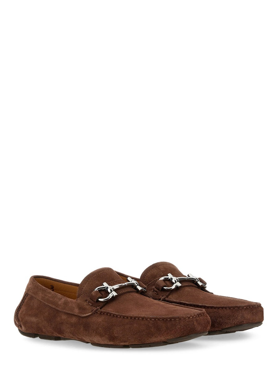 Ferragamo Men Moccasin Ornament Gancini