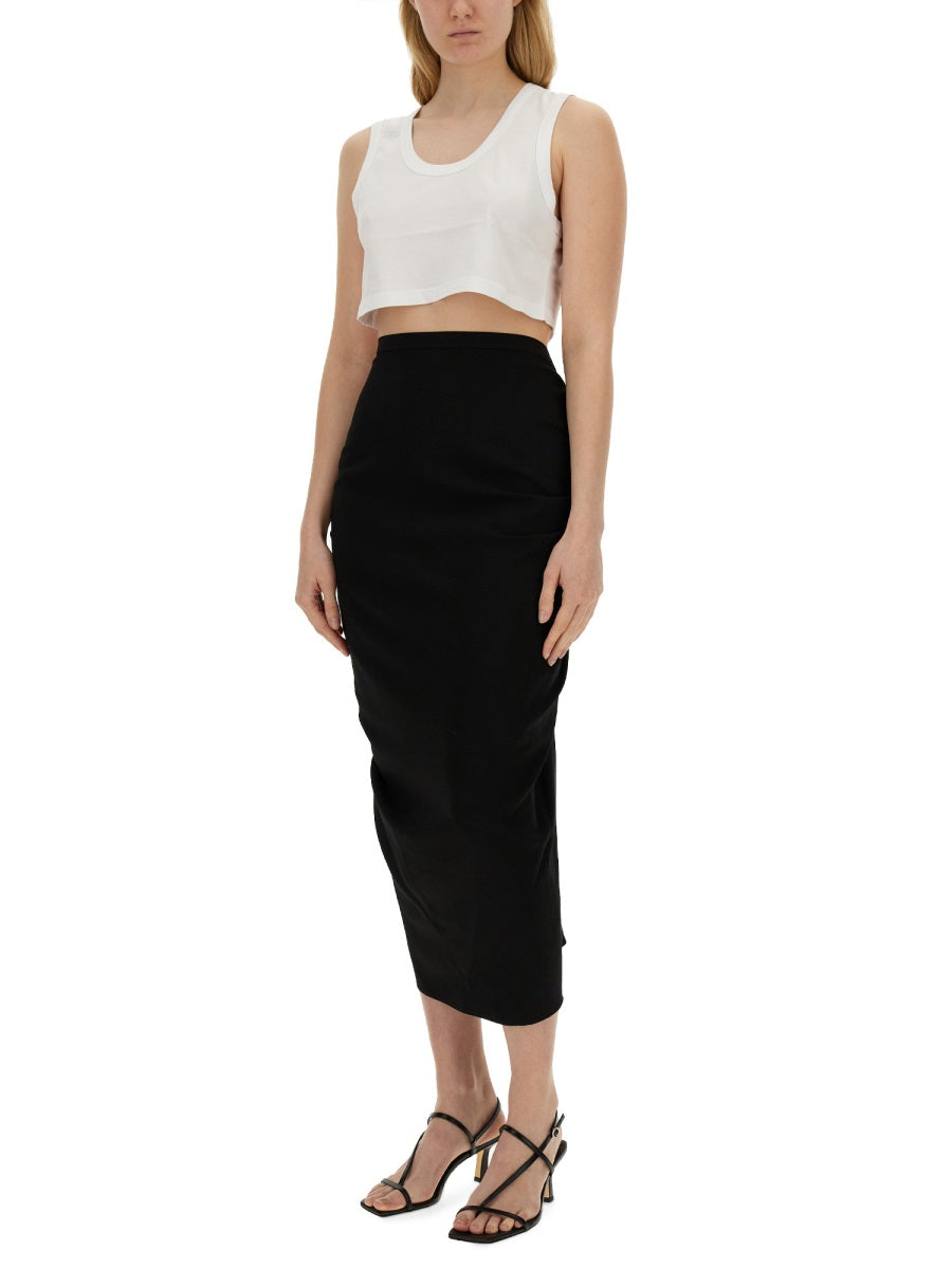 Dries Van Noten Women Skirt With Drape
