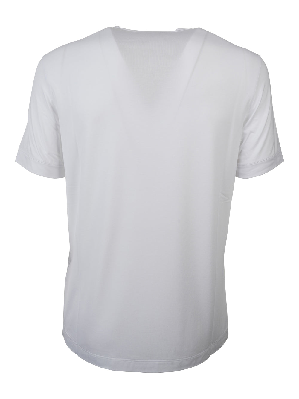 Giorgio Armani Men Asv Stretch-Viscose T-Shirt With Signature Logo