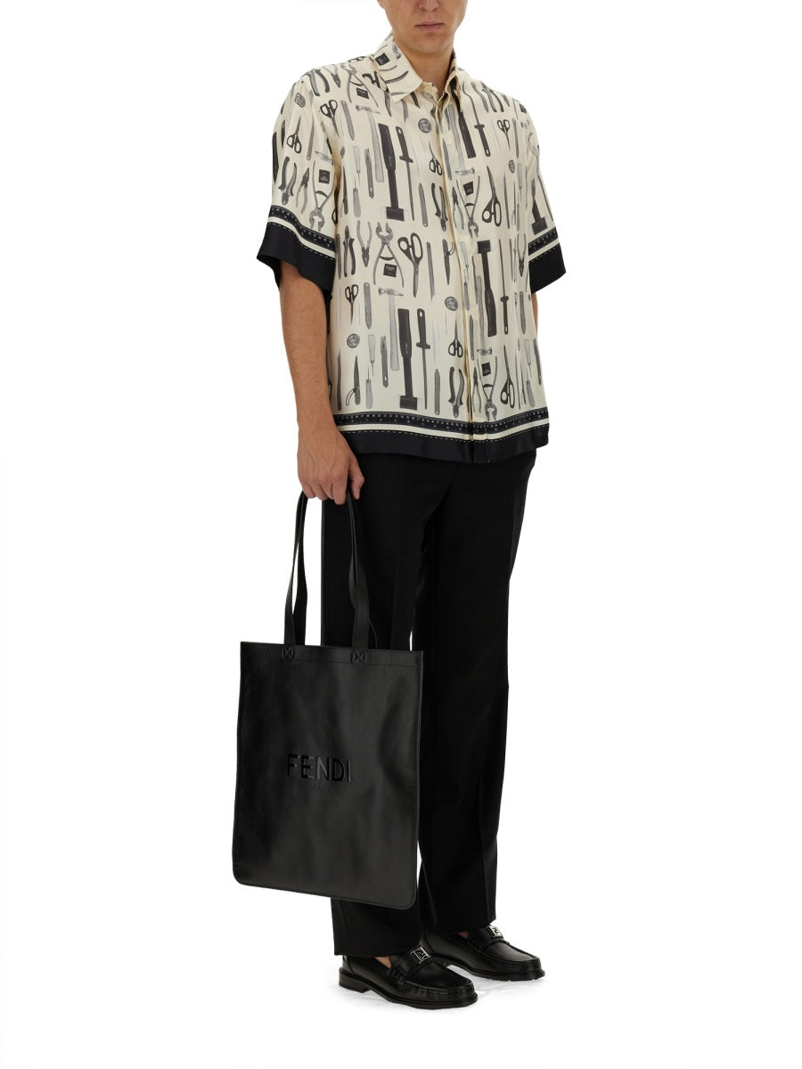 Fendi Men Wool Pants