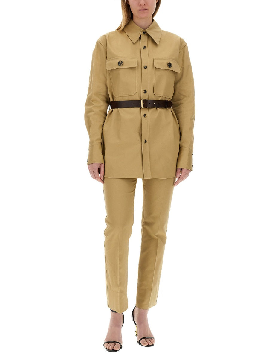 Saint Laurent Women Drill Pants