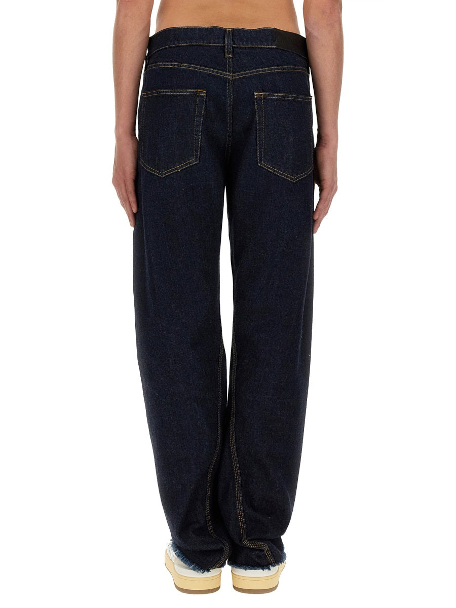 Lanvin Men Twisted Jeans