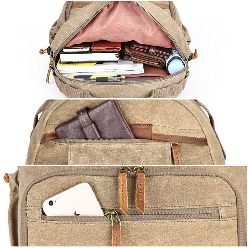 Flash Sale Waterproof DSLR Camera Backpack Canvas Travel Backpack Camera Backpack