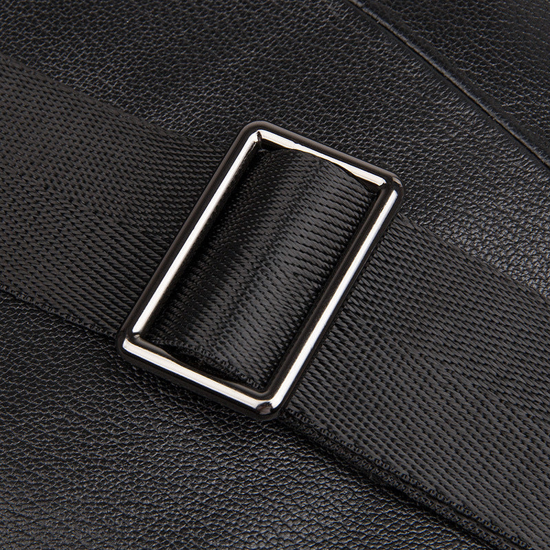 Top Grain Genuine Leather Mens Briefcase Business Messenger Bag New Fashion Crossbody Shoulder Bag 1044