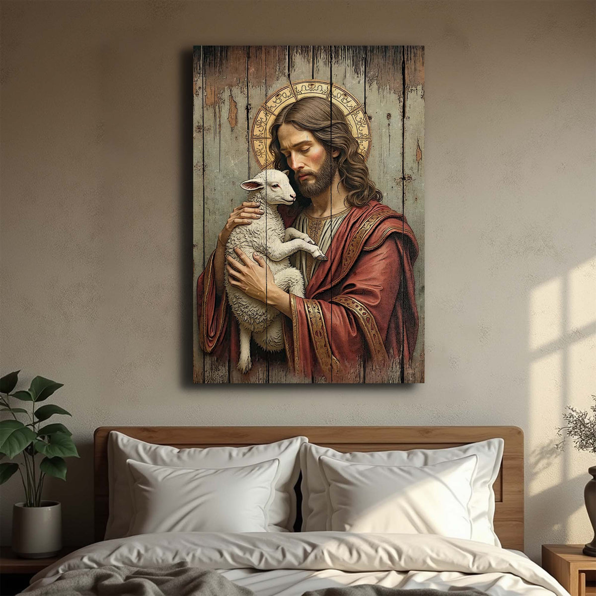 Jesus The Good Shepherd Wall Art
