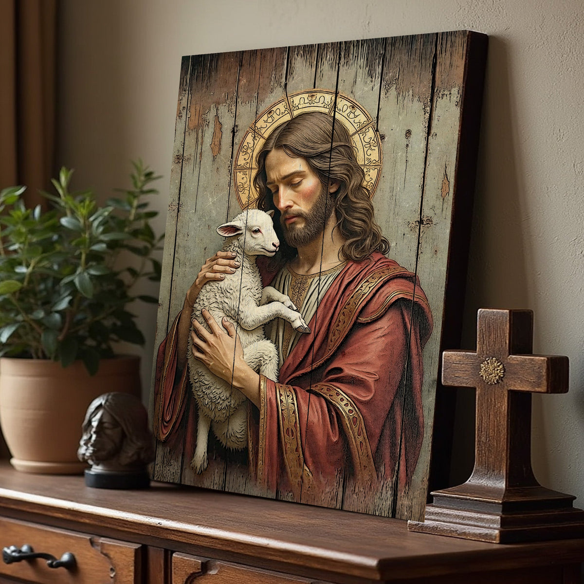 Jesus The Good Shepherd Wall Art