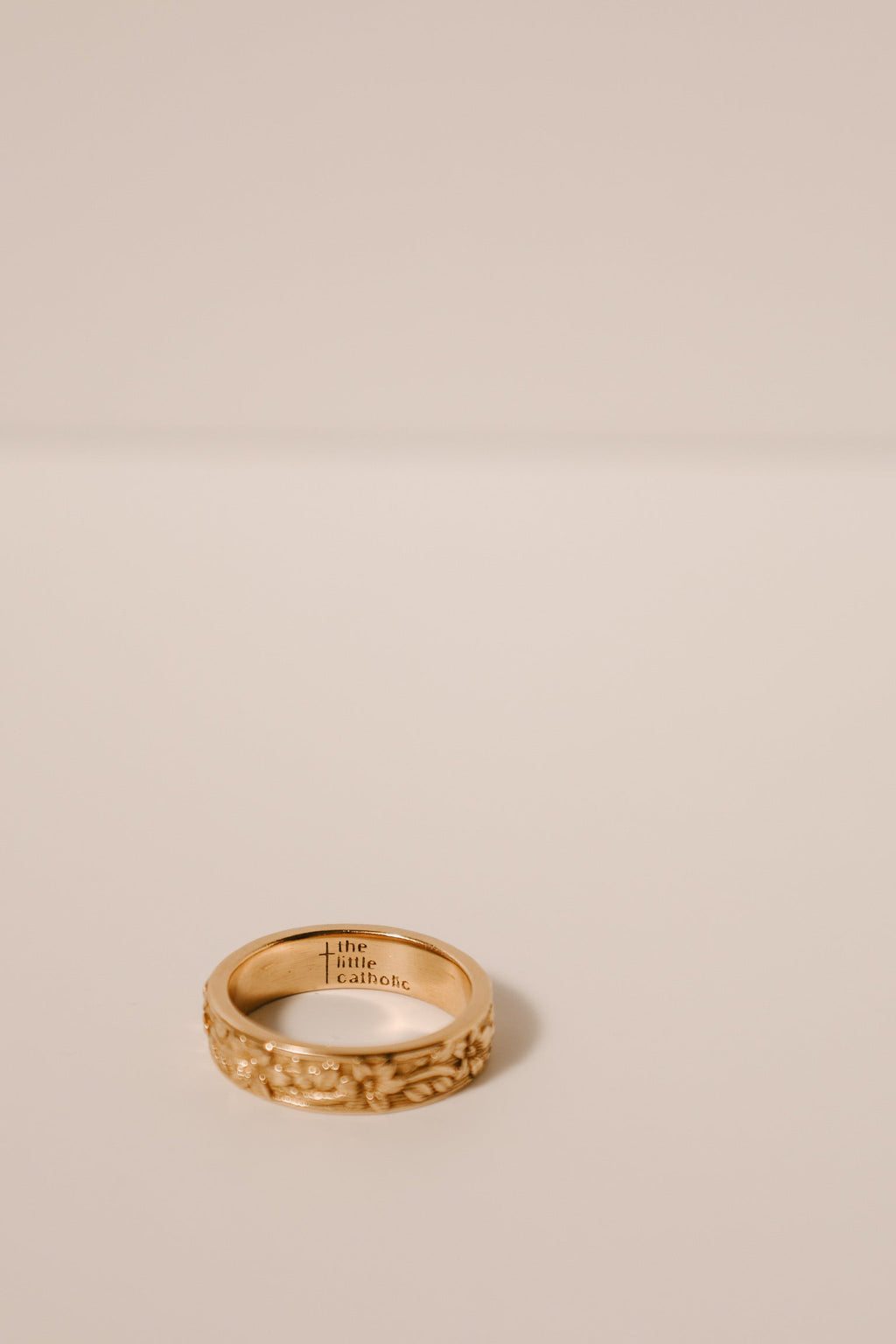 St. Josephs Lily Ring | 14k Gold