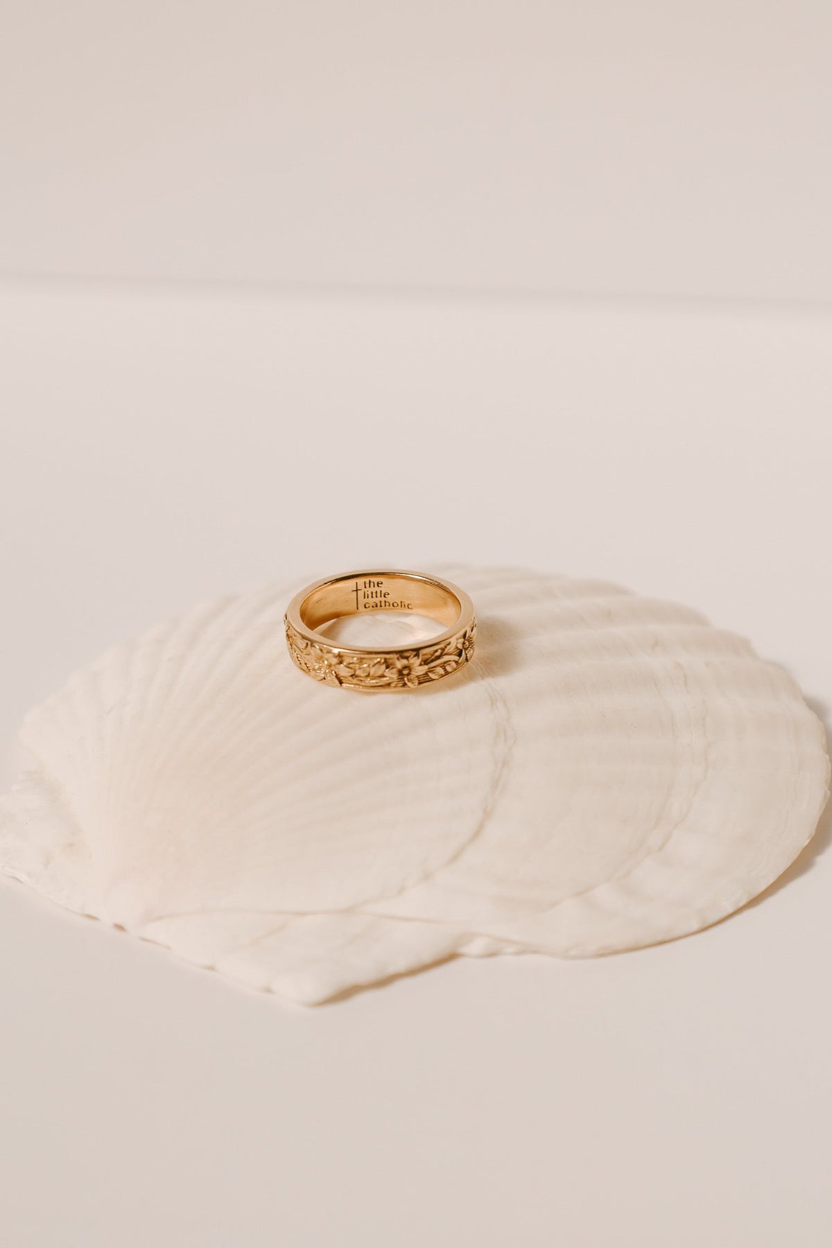 St. Josephs Lily Ring | 14k Gold