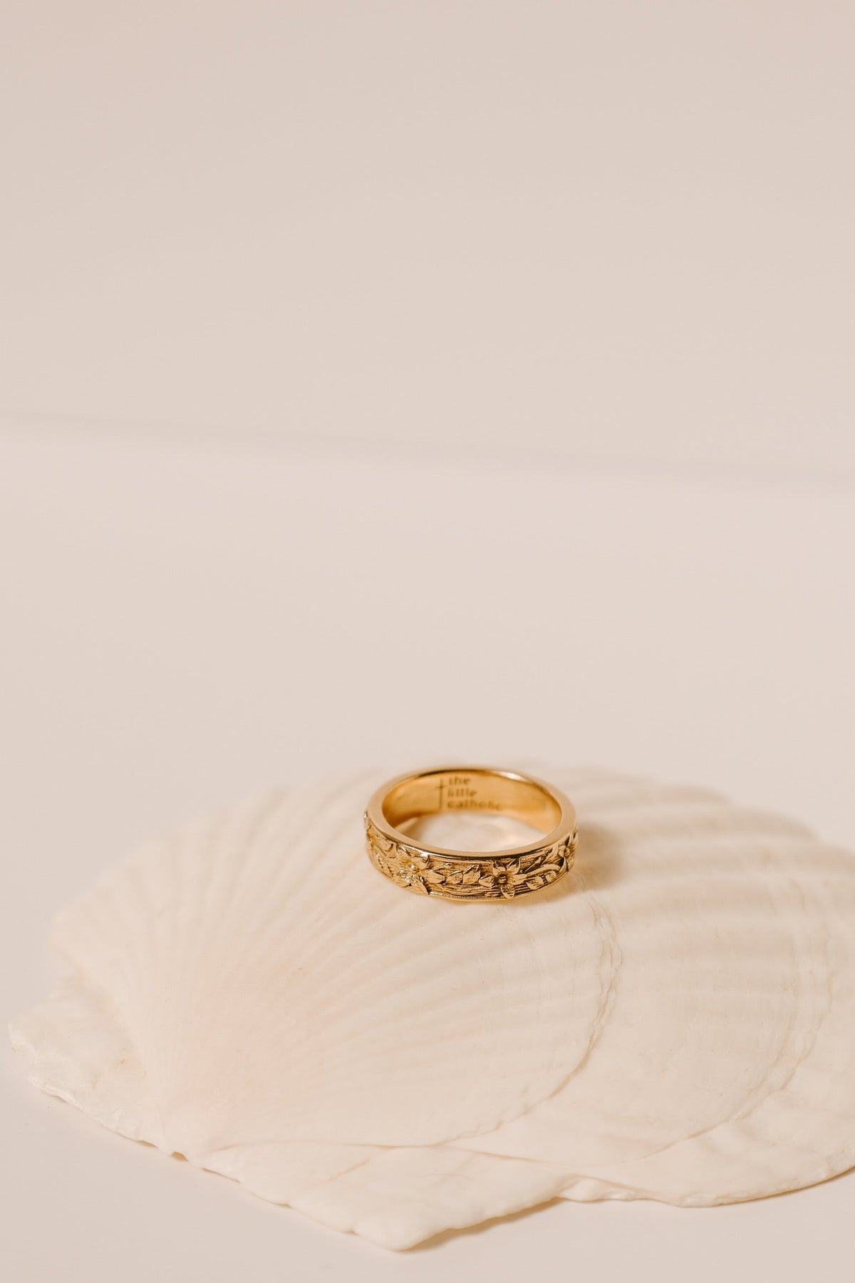 St. Josephs Lily Ring | 14k Gold