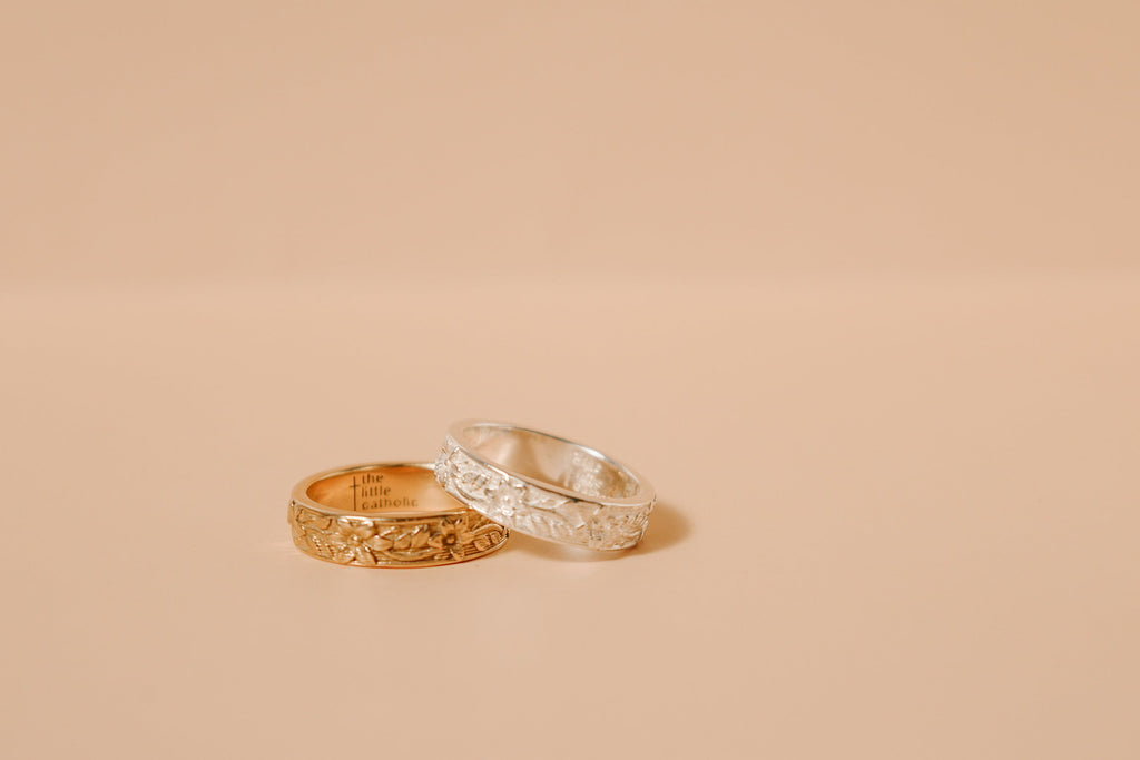 St. Josephs Lily Ring | 14k Gold