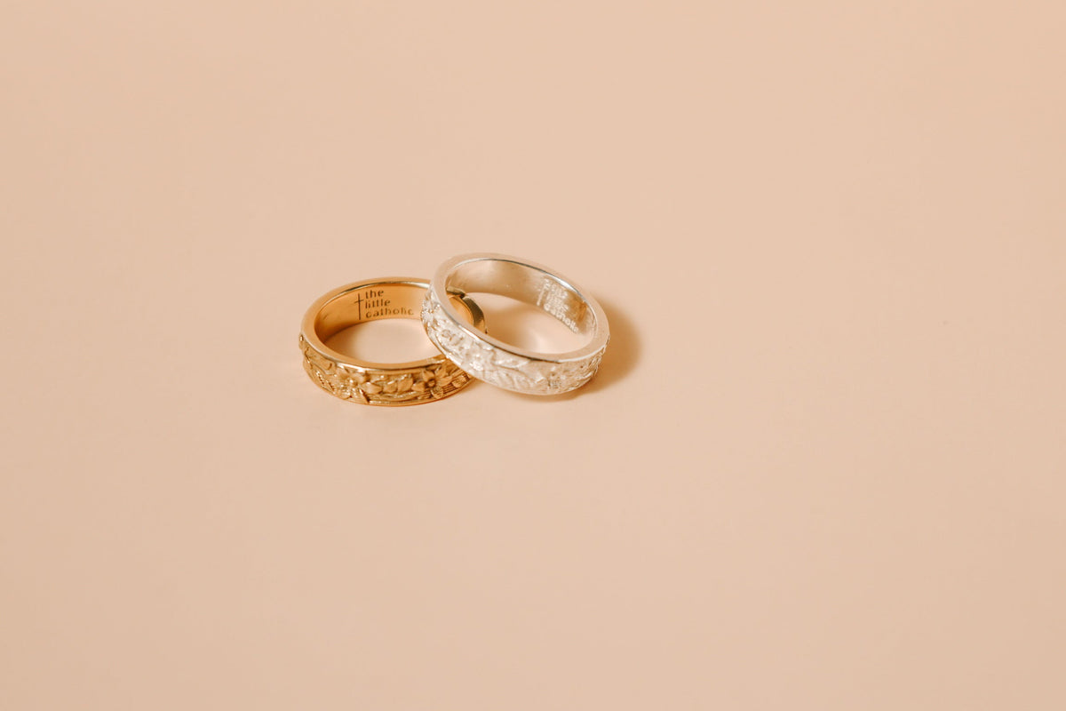 St. Josephs Lily Ring | 14k Gold