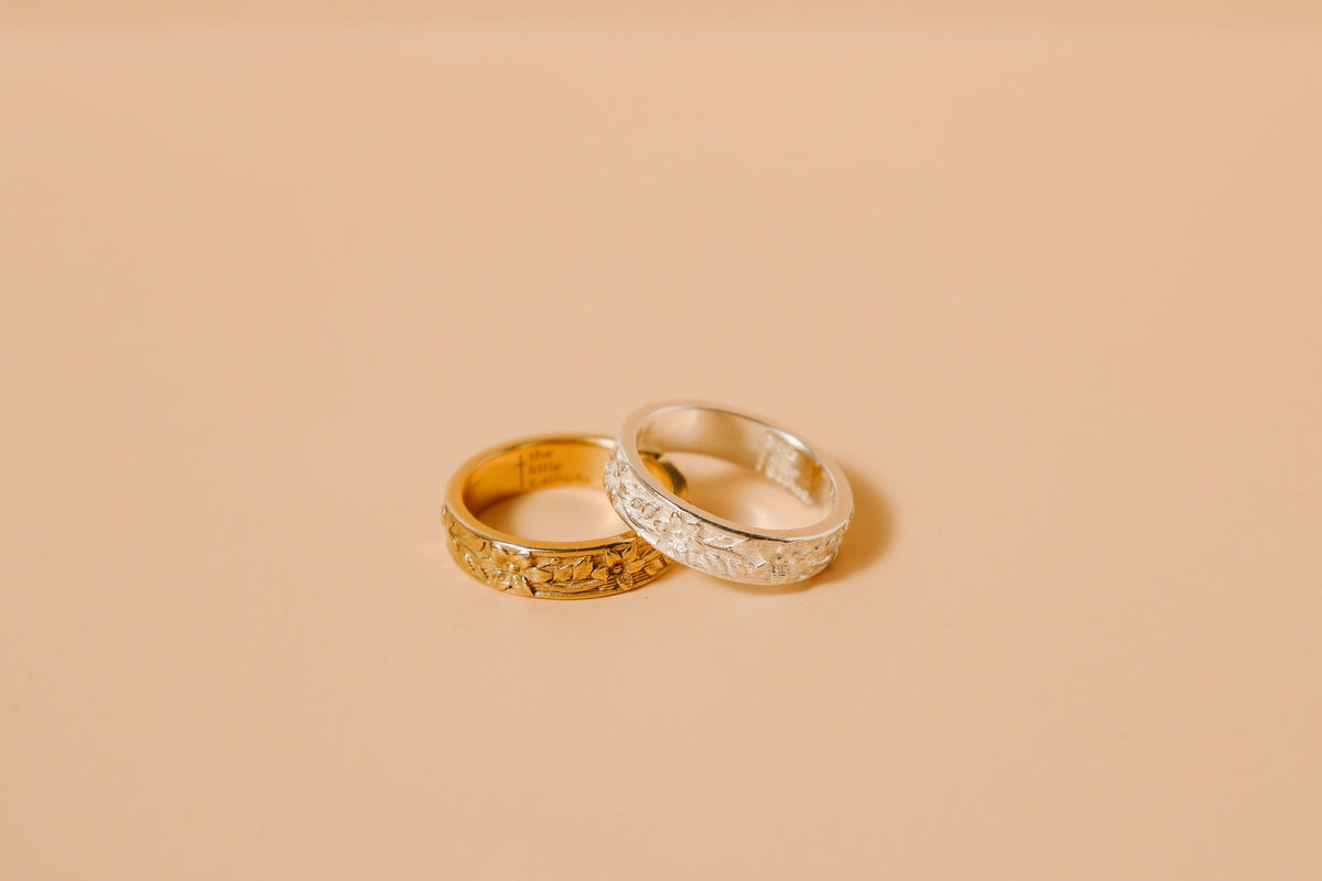 St. Josephs Lily Ring | 14k Gold