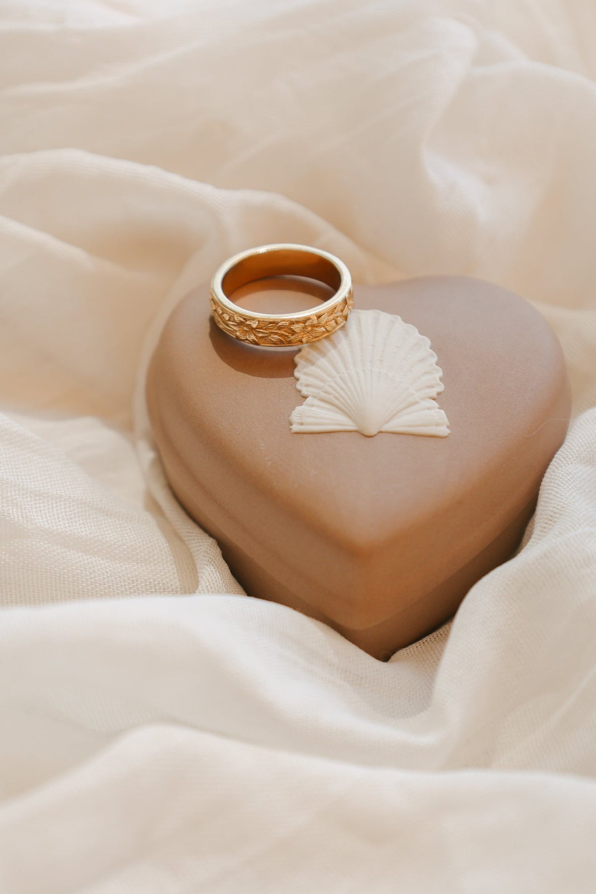 St. Josephs Lily Ring | Gold Vermeil