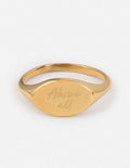 Above All Oval Signet Ring