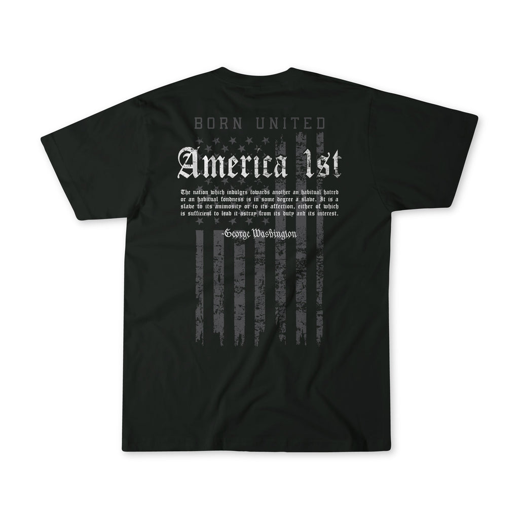 America First Tee - Black