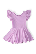 Bright Lilac S/S Twirl Leotard